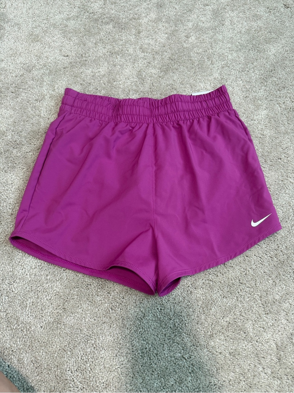 Nike Girls Magenta Running Shorts